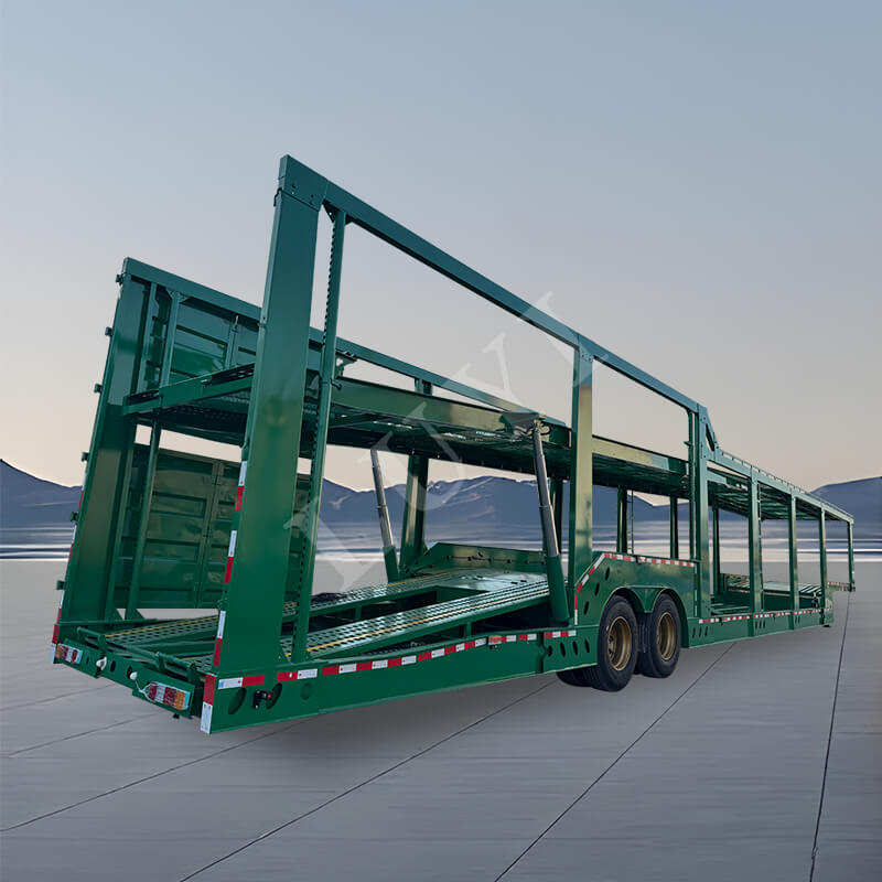 مقطورة نقل المركبات ذات المحورين، نصف مقطورة نقل السيارات