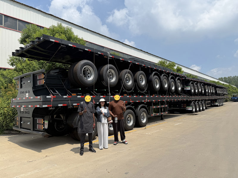 مصنع Luyi يرحب بالضيوف البينينيين: موقع تصنيع نصف المقطورة يستهل فصلًا جديدًا من التعاون