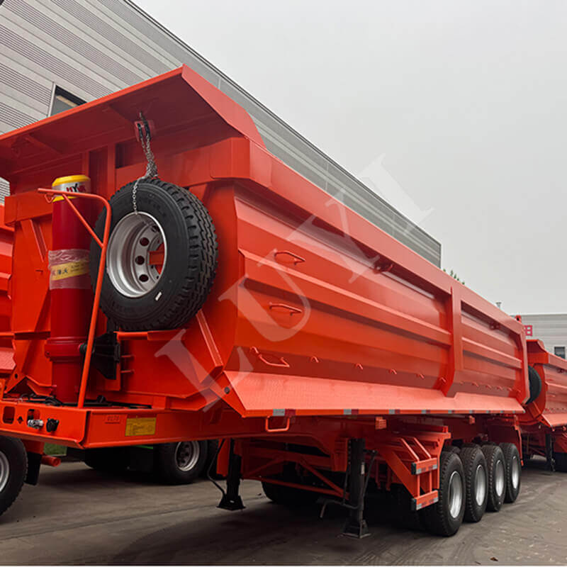 بعد تكييفها بدقة مع الاحتياجات المحلية، تم تسليم نصف المقطورة القلابة ذات المحاور الأربعة بنجاح إلى العميل الزامبي