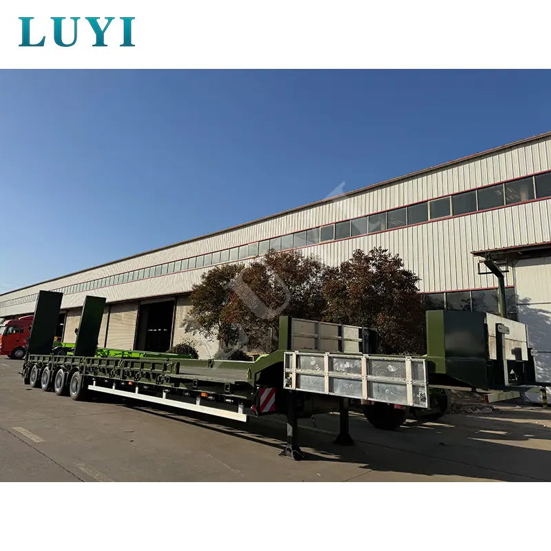 المنحدرات الهيدروليكية مقابل المنحدرات الزنبركية الميكانيكية لشبه المقطورات المنخفضة LUYI AUTO