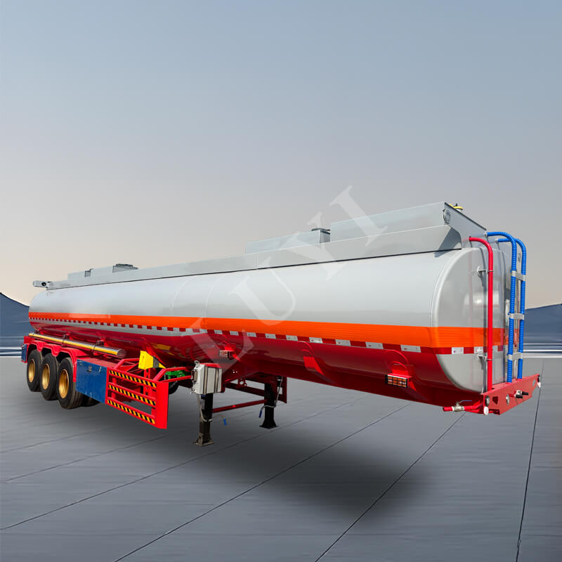 3 محاور، 30 إلى 45 مترًا مكعبًا، قابلة للتخصيص، نصف مقطورة خزان الزيت