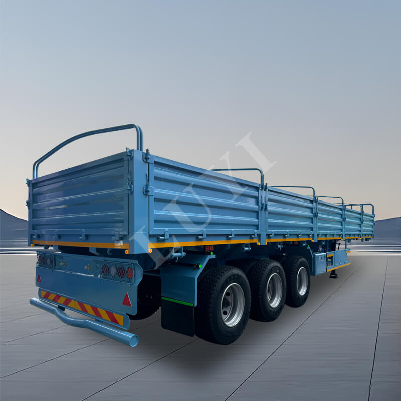 نصف مقطورة لنقل البضائع السائبة الجافة ذات 3 محاور سعة 60 طنًا نصف مقطورة لنقل البضائع السائبة الجافة ذات 3 محاور سعة 60 طنًا