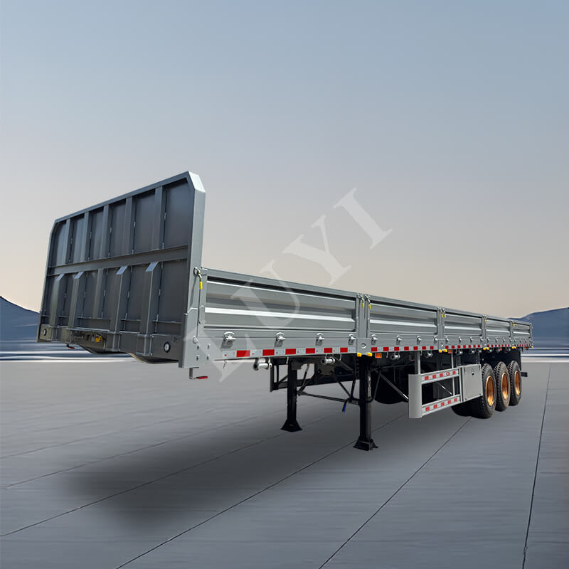 3 المحور 60 طن سياج نصف مقطورة