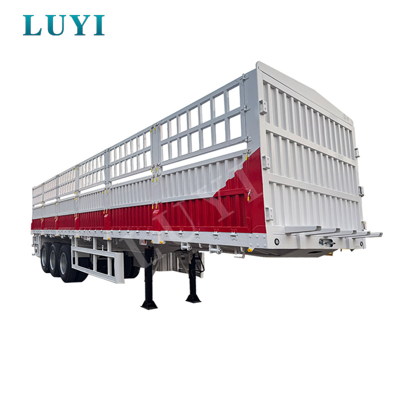 3 نصف مقطورة سياج المحور للبضائع السائبة 60 طن