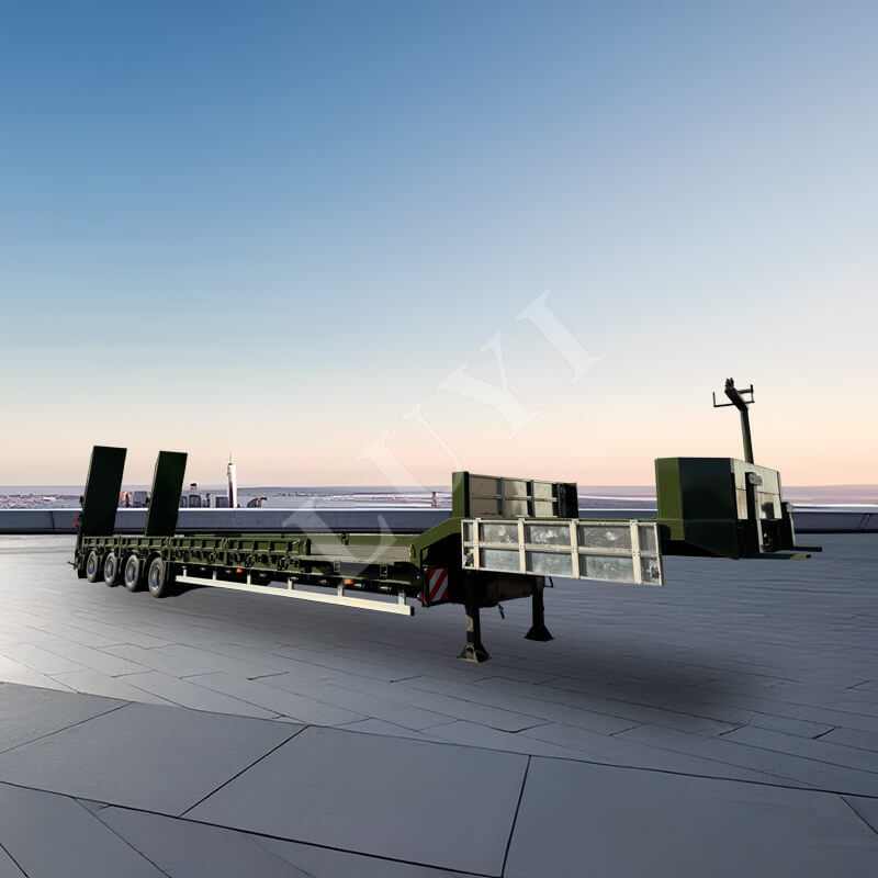 نصف مقطورة لوبوي ذات 4 محاور بوزن 60 طن نصف مقطورة لوبوي ذات 4 محاور بوزن 60 طن