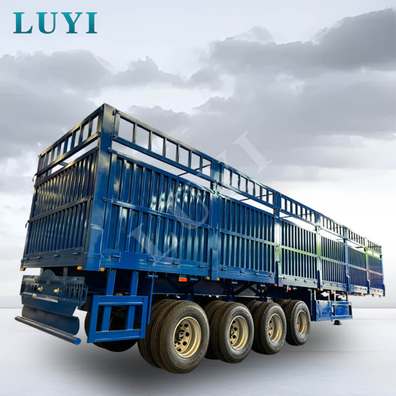 نصف مقطورة ذات 4 محاور جانبية نصف مقطورة ذات 4 محاور جانبية