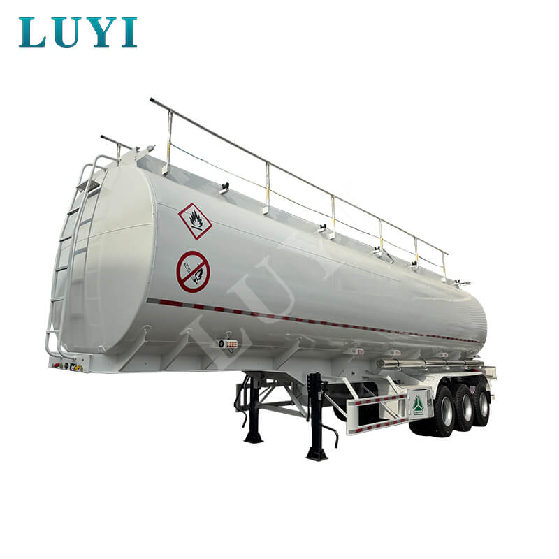 42000 لتر خزان وقود ألومنيوم نصف مقطورة 3 محور