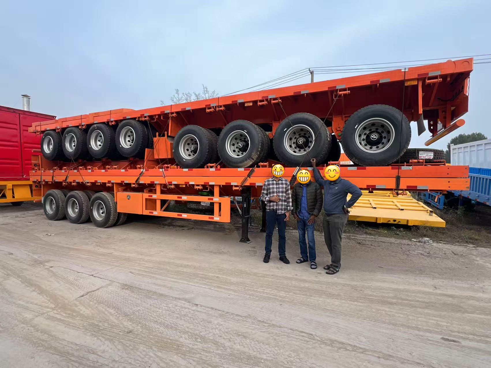 كيف ساعدت LUYI عميل الخدمات اللوجستية التنزاني على ترقية نقل البضائع الإقليمي باستخدام 3 مقطورات مسطحة