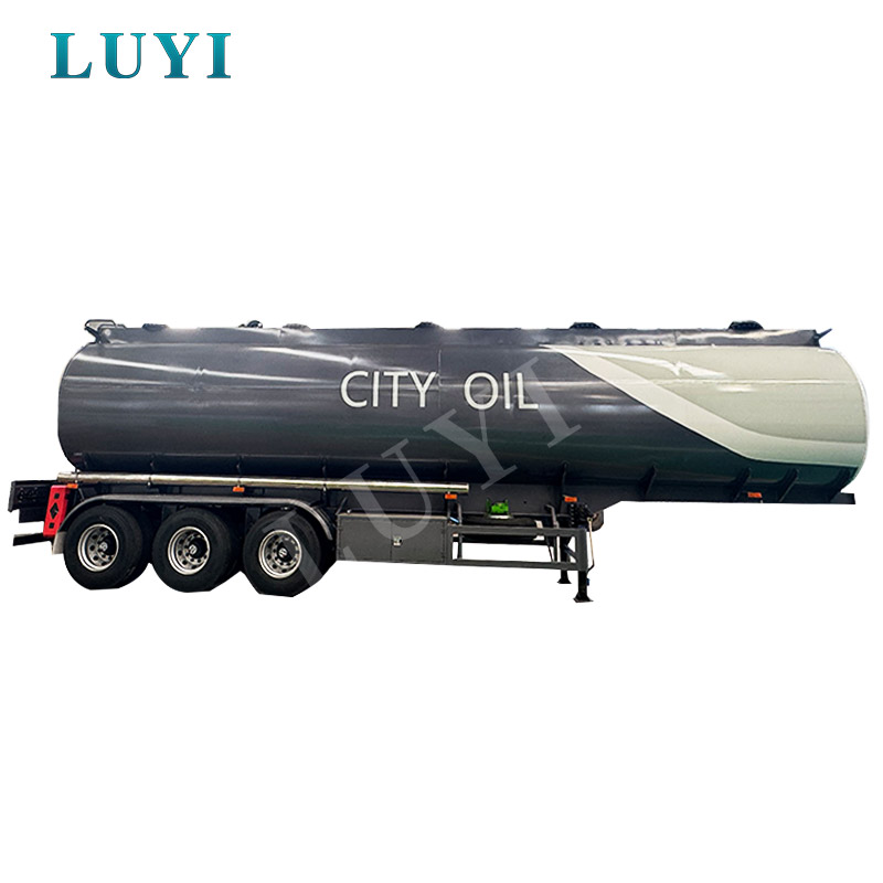 Luyi 3-Axle 40,000-Liter Oil Tank نصف مقطورة