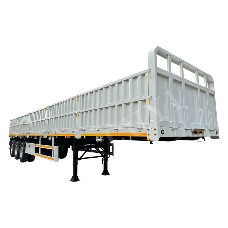 LUYI 3 Axle 60-ton Side Wall Stake نصف مقطورة