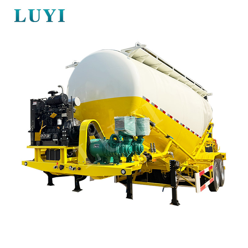 LUYI 3-axle Yellow Cement Mixer نصف مقطورة بيع LUYI 3-axle Yellow Cement Mixer نصف مقطورة بيع