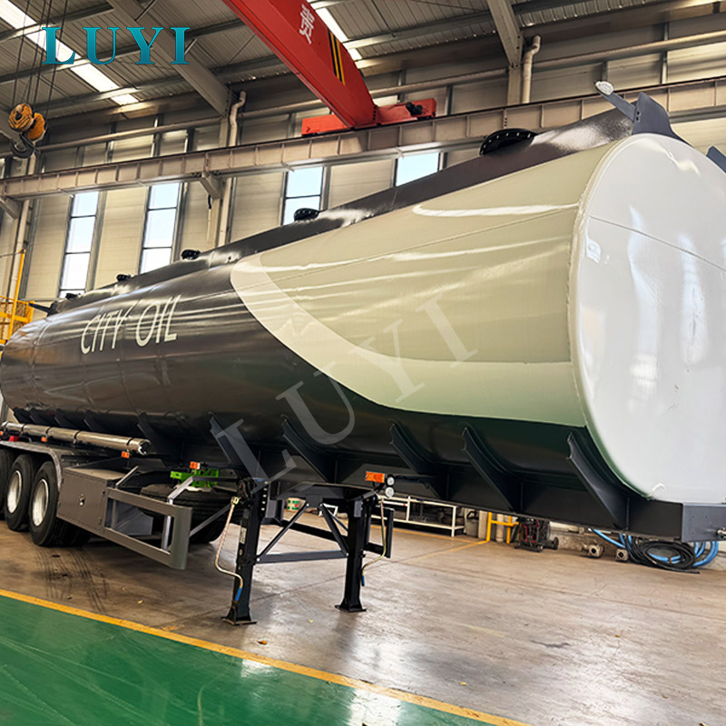 LUYI سعر المصنع 3-المحور 40،000 لتر نصف مقطورة خزان الزيت