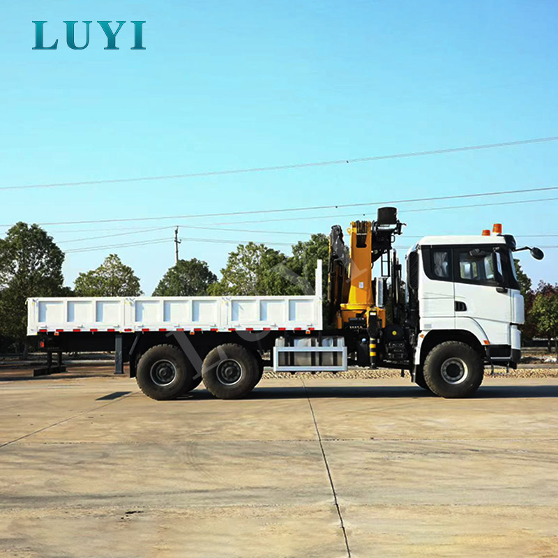 شكمان 4-محور التوجيه المفصل بوم كرين شاحنة 25 طن شهادة البناء CE