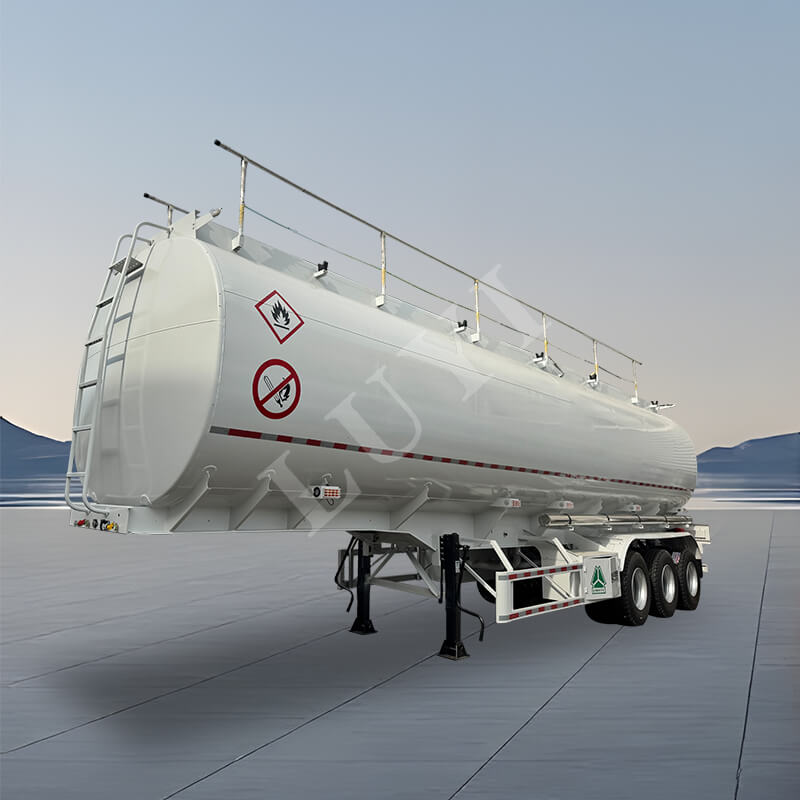 نصف مقطورة خزان الزيت بثلاثة محاور 45/50 متر مكعب نصف مقطورة خزان الزيت بثلاثة محاور 45/50 متر مكعب